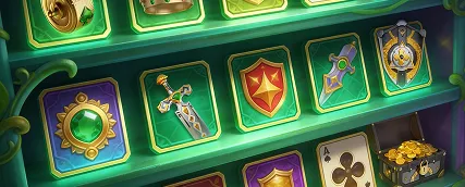 HeroSpin symboles de jeu sur écran de machine à sous